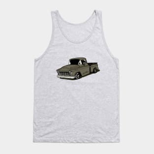 Gray 55 Chevy Truck Tank Top